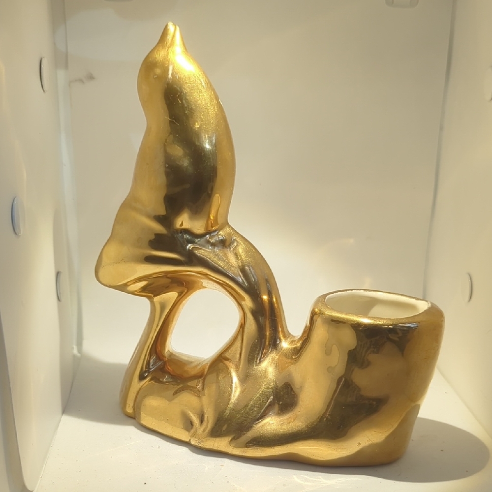 ⭐Gilded SongBird Vase